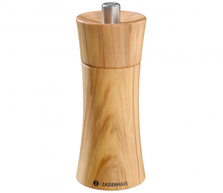 SM-Zassenhaus "Frankfurt" Olivenholz 14cm+300g SALZ